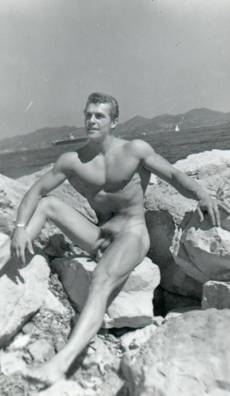 Helmut Riedmeier naked outside in the sun